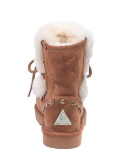 Leren Winterboots "Inaya" Lichtbruin -Gstar Kleding Winkel nicebay leren winterboots inaya lichtbruin 2
