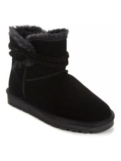 Leren Winterboots "Leorgie" Zwart -Gstar Kleding Winkel nicebay leren winterboots leorgie zwart 1