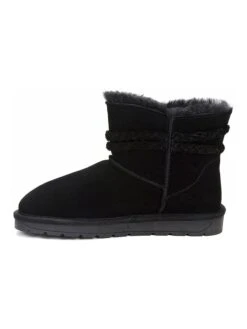 Leren Winterboots "Leorgie" Zwart -Gstar Kleding Winkel nicebay leren winterboots leorgie zwart 3