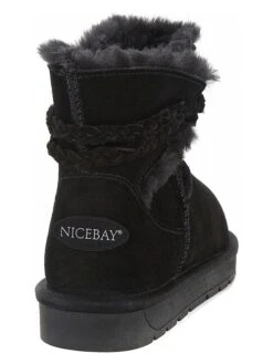 Leren Winterboots "Leorgie" Zwart -Gstar Kleding Winkel nicebay leren winterboots leorgie zwart 4