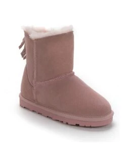 Leren Winterboots "Lotzone" Lichtroze -Gstar Kleding Winkel nicebay leren winterboots lotzone lichtroze 1
