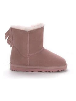 Leren Winterboots "Lotzone" Lichtroze -Gstar Kleding Winkel nicebay leren winterboots lotzone lichtroze 2