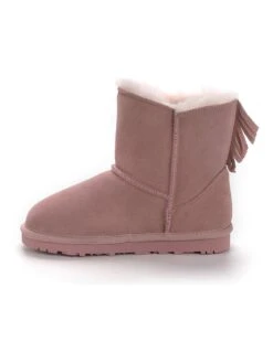 Leren Winterboots "Lotzone" Lichtroze -Gstar Kleding Winkel nicebay leren winterboots lotzone lichtroze 3