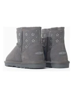 Leren Winterboots "Maeve" Grijs -Gstar Kleding Winkel nicebay leren winterboots maeve grijs 2