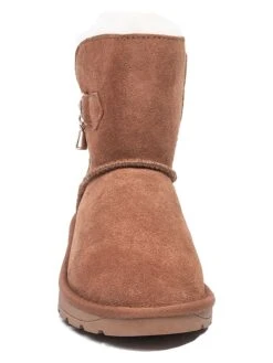 Leren Winterboots "Paula" Lichtbruin -Gstar Kleding Winkel nicebay leren winterboots paula lichtbruin 2