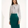 Blouse Wit/rood/groen -Gstar Kleding Winkel nife blouse wit rood groen