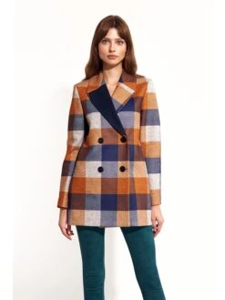 Tussenmantel Donkerblauw/oranje -Gstar Kleding Winkel nife tussenmantel donkerblauw oranje 2