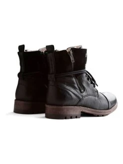 Leren Boots "P.Post" Zwart -Gstar Kleding Winkel nogrz leren boots p post zwart 2