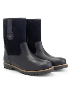 Leren Boots "R.Cassels" Donkerblauw -Gstar Kleding Winkel nogrz leren boots r cassels donkerblauw 1