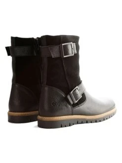 Leren Laarzen "I.Jones" Zwart -Gstar Kleding Winkel nogrz leren laarzen i jones zwart 3