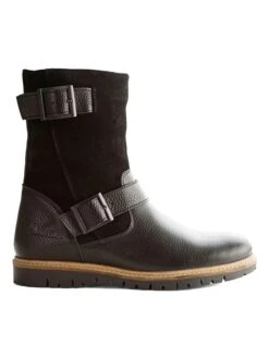 Leren Laarzen "I.Jones" Zwart -Gstar Kleding Winkel nogrz leren laarzen i jones zwart 4