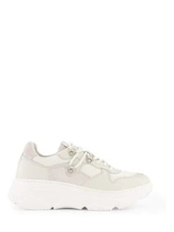 Leren Sneakers "E.Boullee" Crème -Gstar Kleding Winkel nogrz leren sneakers e boullee creme 2