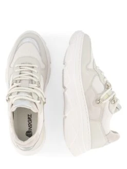Leren Sneakers "E.Boullee" Crème -Gstar Kleding Winkel nogrz leren sneakers e boullee creme 3