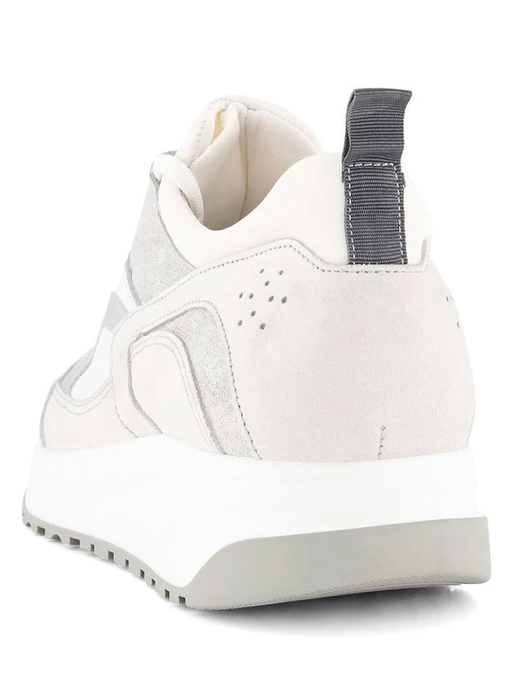 Leren Sneakers "F.Borromini" Beige/grijs 6 Leren Sneakers "F.Borromini" Beige/grijs - Afbeelding 4