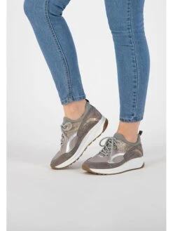 Leren Sneakers "F.Borromini" Grijs/goudkleurig -Gstar Kleding Winkel nogrz leren sneakers f borromini grijs goudkleurig 7