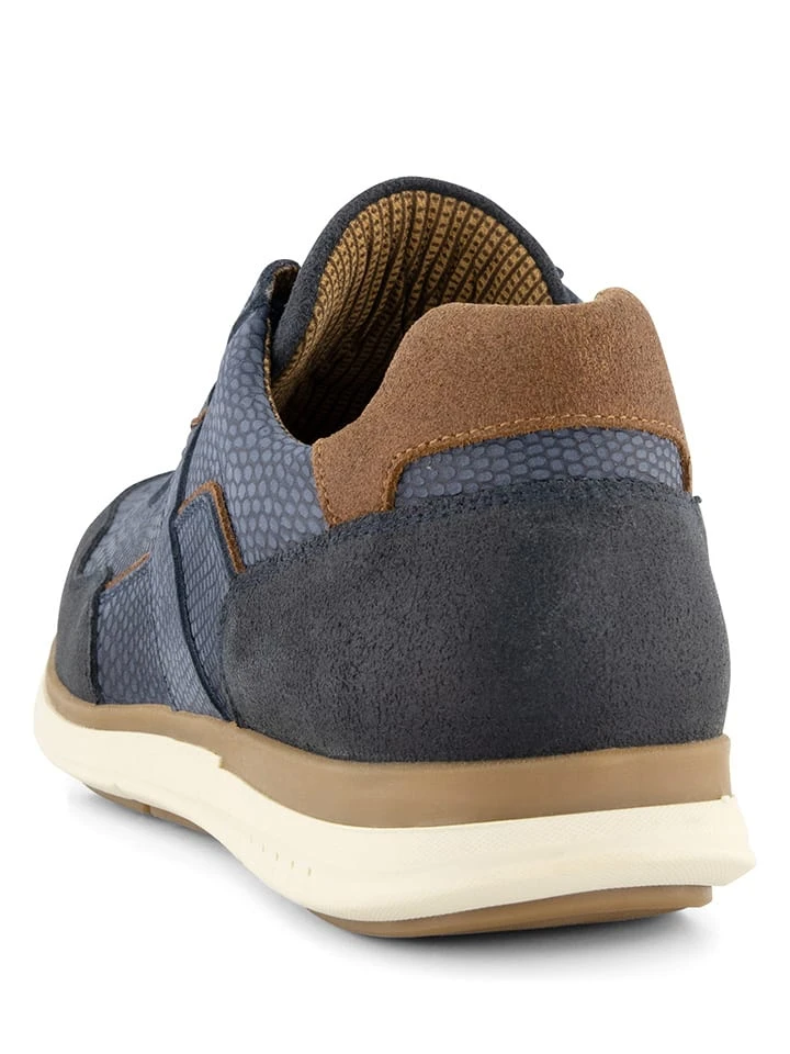 Leren Sneakers "J.Mocker" Donkerblauw 7 Leren Sneakers "J.Mocker" Donkerblauw - Afbeelding 5