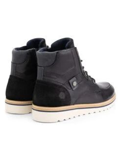 Leren Veterschoenen "R.Bofill" Zwart -Gstar Kleding Winkel nogrz leren veterschoenen r bofill zwart 1