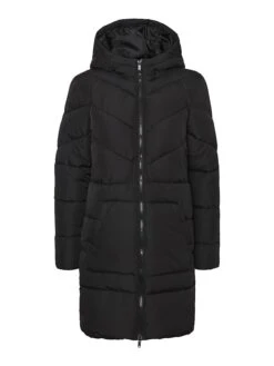 Noisy May Doorgestikte Mantel "Dalcon" Zwart -Gstar Kleding Winkel noisy may doorgestikte mantel dalcon zwart 5