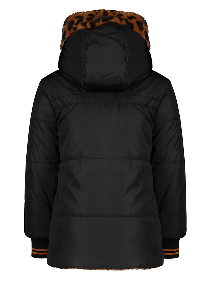 Omkeerbare Tussenjas Zwart/bruin 4 Omkeerbare Tussenjas Zwart/bruin - Afbeelding 2