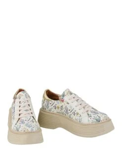 Veterschoenen Goudkleurig/crème/meerkleurig -Gstar Kleding Winkel noosy veterschoenen goudkleurig creme meerkleurig 2