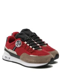 North Sails Sneakers Rood/lichtbruin 6 North Sails Sneakers Rood/lichtbruin -Gstar Kleding Winkel north sails sneakers rood lichtbruin 1