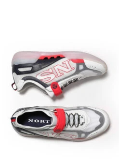 North Sails Sneakers Wit/donkerblauw/rood -Gstar Kleding Winkel north sails sneakers wit donkerblauw rood 2