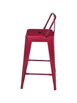 Kruk Rood - (B)40 X (H)80 X (D)40 Cm -Gstar Kleding Winkel novita kruk rood b 40 x h 80 x d 40 cm 3