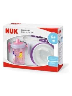 NUK 4-delige Eetleerset Lichtroze/paars 5 NUK 4-delige Eetleerset Lichtroze/paars -Gstar Kleding Winkel nuk 4 delige eetleerset lichtroze paars 1