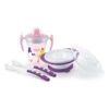 NUK 4-delige Eetleerset Lichtroze/paars -Gstar Kleding Winkel nuk 4 delige eetleerset lichtroze paars