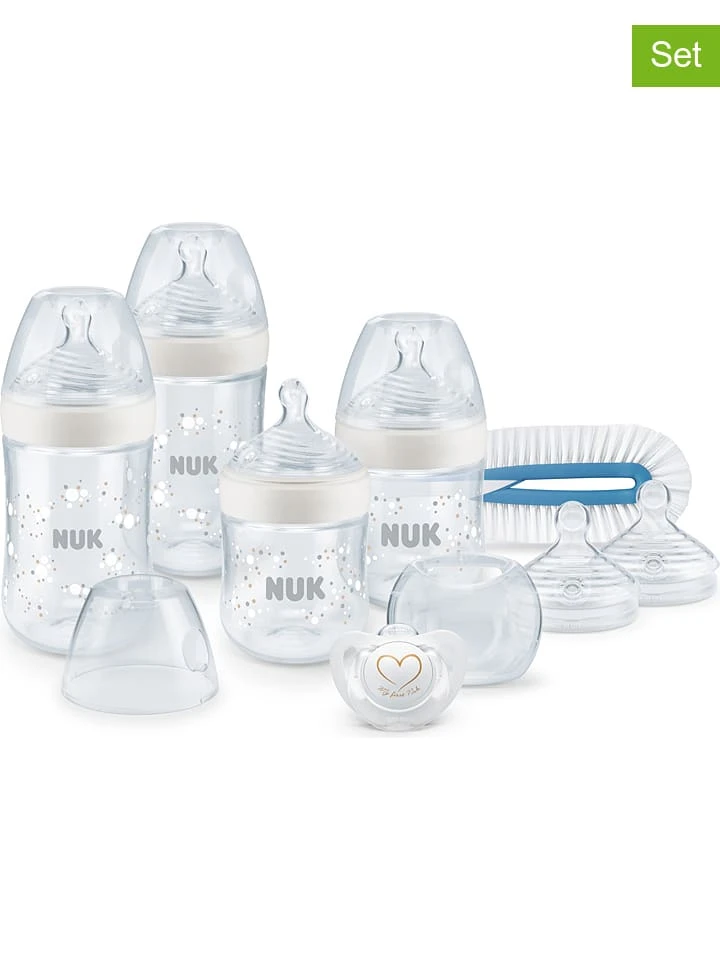 NUK 9-delige Babyflessenset "Natur Sense Perfect Start" Transparant 3 NUK 9-delige Babyflessenset "Natur Sense Perfect Start" Transparant
