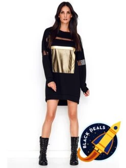 Jurk Zwart/antraciet