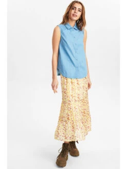 Blouse "Nucherith" Lichtblauw -Gstar Kleding Winkel numph blouse nucherith lichtblauw 2