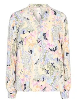 Blouse "Nuchonel" Meerkleurig/geel -Gstar Kleding Winkel numph blouse nuchonel meerkleurig geel 7