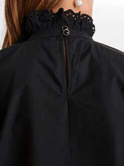 Blouse "Nuclematis" Zwart -Gstar Kleding Winkel numph blouse nuclematis zwart 4