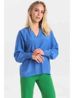 Blouse "Nusofty" Blauw