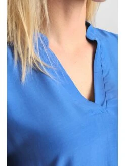 Blouse "Nusofty" Blauw -Gstar Kleding Winkel numph blouse nusofty blauw 4