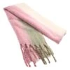 Sjaal Lichtroze/olijfgroen -Gstar Kleding Winkel numph sjaal lichtroze olijfgroen