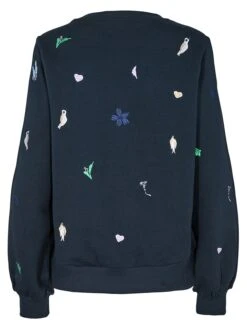 Sweatshirt "Nubrittany" Donkerblauw -Gstar Kleding Winkel numph sweatshirt nubrittany donkerblauw 1
