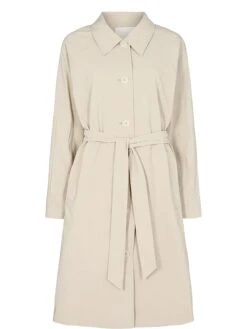 Trenchcoat "Nuella" Beige -Gstar Kleding Winkel numph trenchcoat nuella beige 5