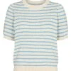Trui "Nunuicole" Crème/lichtblauw -Gstar Kleding Winkel numph trui nunuicole creme lichtblauw