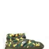 Nuvola Pantoffels "Boot Home Camuffare" Groen/meerkleurig -Gstar Kleding Winkel nuvola pantoffels boot home camuffare groen meerkleurig