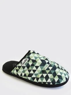 Nuvola Pantoffels "Geo" Groen -Gstar Kleding Winkel nuvola pantoffels geo groen 1