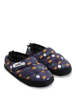 Nuvola Pantoffels "Teddy" Donkerblauw/meerkleurig -Gstar Kleding Winkel nuvola pantoffels teddy donkerblauw meerkleurig 2