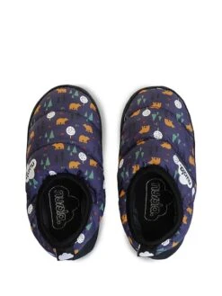 Nuvola Pantoffels "Teddy" Donkerblauw/meerkleurig -Gstar Kleding Winkel nuvola pantoffels teddy donkerblauw meerkleurig 3