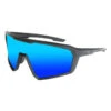 Uniseks-sportzonnebril "Course" Zwart/blauw -Gstar Kleding Winkel ocean sunglasses uniseks sportzonnebril course zwart blauw
