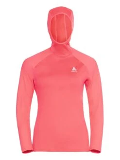 Odlo Functioneel Shirt "Zeroweight Ceramiwarm" Koraalrood -Gstar Kleding Winkel odlo functioneel shirt zeroweight ceramiwarm koraalrood 2