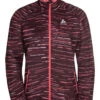 Odlo Hardloopjas "Essential Light Print" Bordeaux -Gstar Kleding Winkel odlo hardloopjas essential light print bordeaux