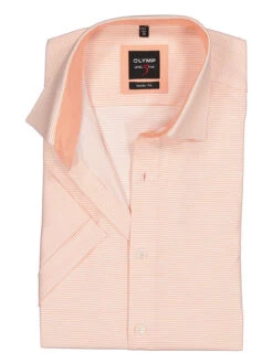 OLYMP Blouse "Level 5" - Body Fit - Zalmroze -Gstar Kleding Winkel olymp blouse level 5 body fit zalmroze 1