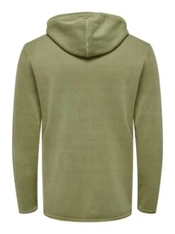 Only & Sons Hoodie "Garson" Olijfgroen -Gstar Kleding Winkel only and sons hoodie garson olijfgroen 1