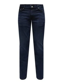 Only & Sons Spijkerbroek "Loom" - Slim Fit - Donkerblauw -Gstar Kleding Winkel only and sons spijkerbroek loom slim fit donkerblauw 5